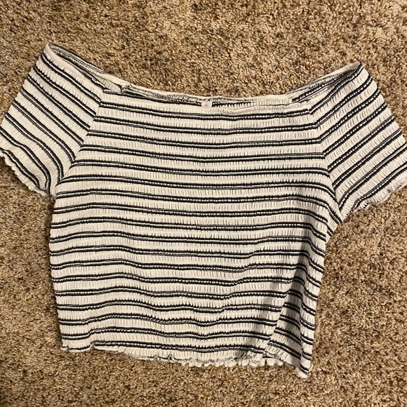 Target Tops - Target off the shoulder crop top